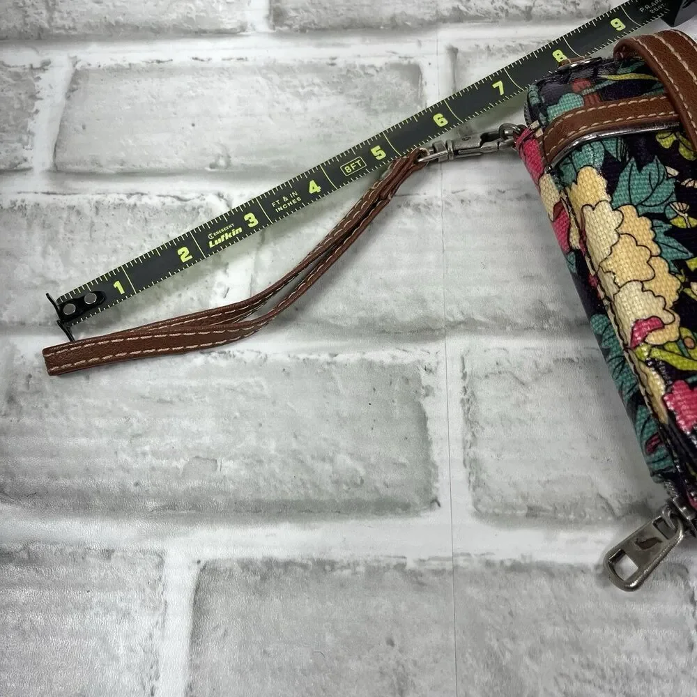 Sakroots Artist Circle Colorful Peace Flower Power Wallet Smartphone Bag